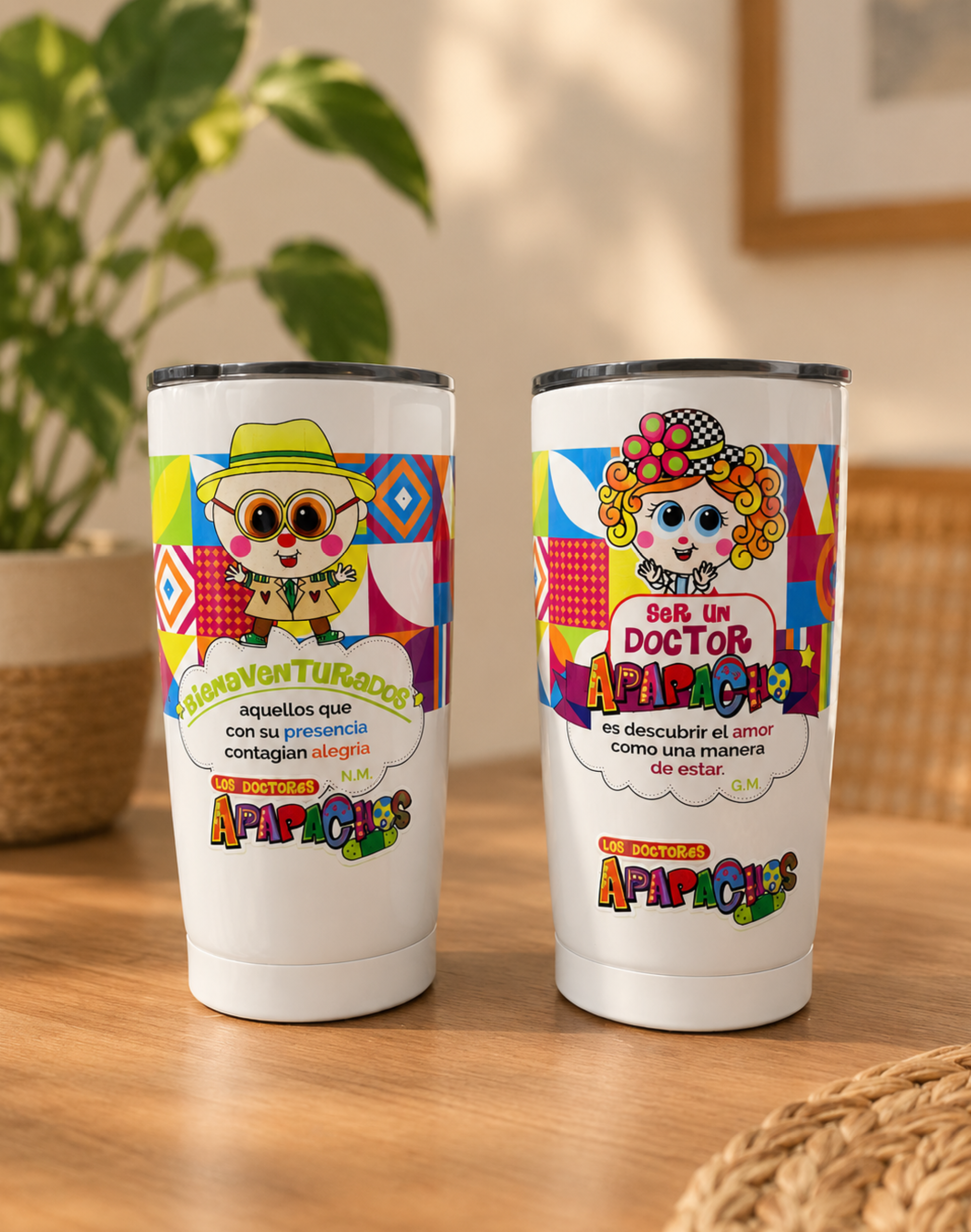 Termo Vaso Doctores Apapachos 